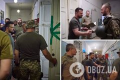 Зеленський у стабпункті на Бахмутському напрямку