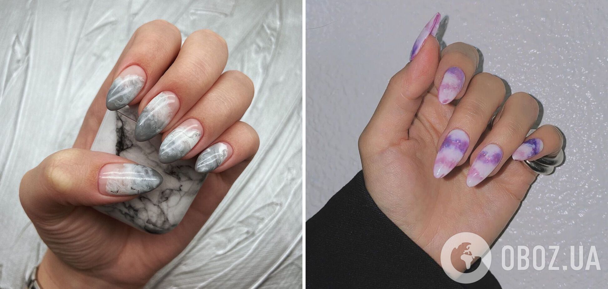 Мармуровий манікюр на піку популярності