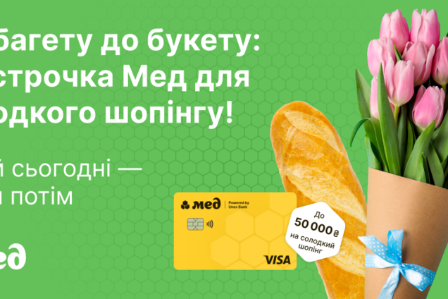 Від багету до букету: український банк запустив оплату частинами на все