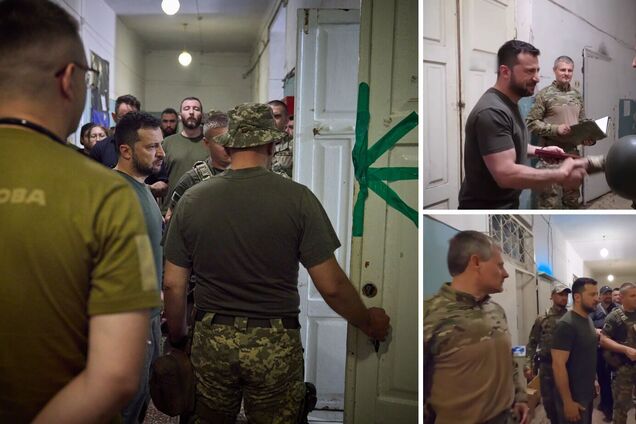 Зеленский в стабпункте на Бахмутском направлении