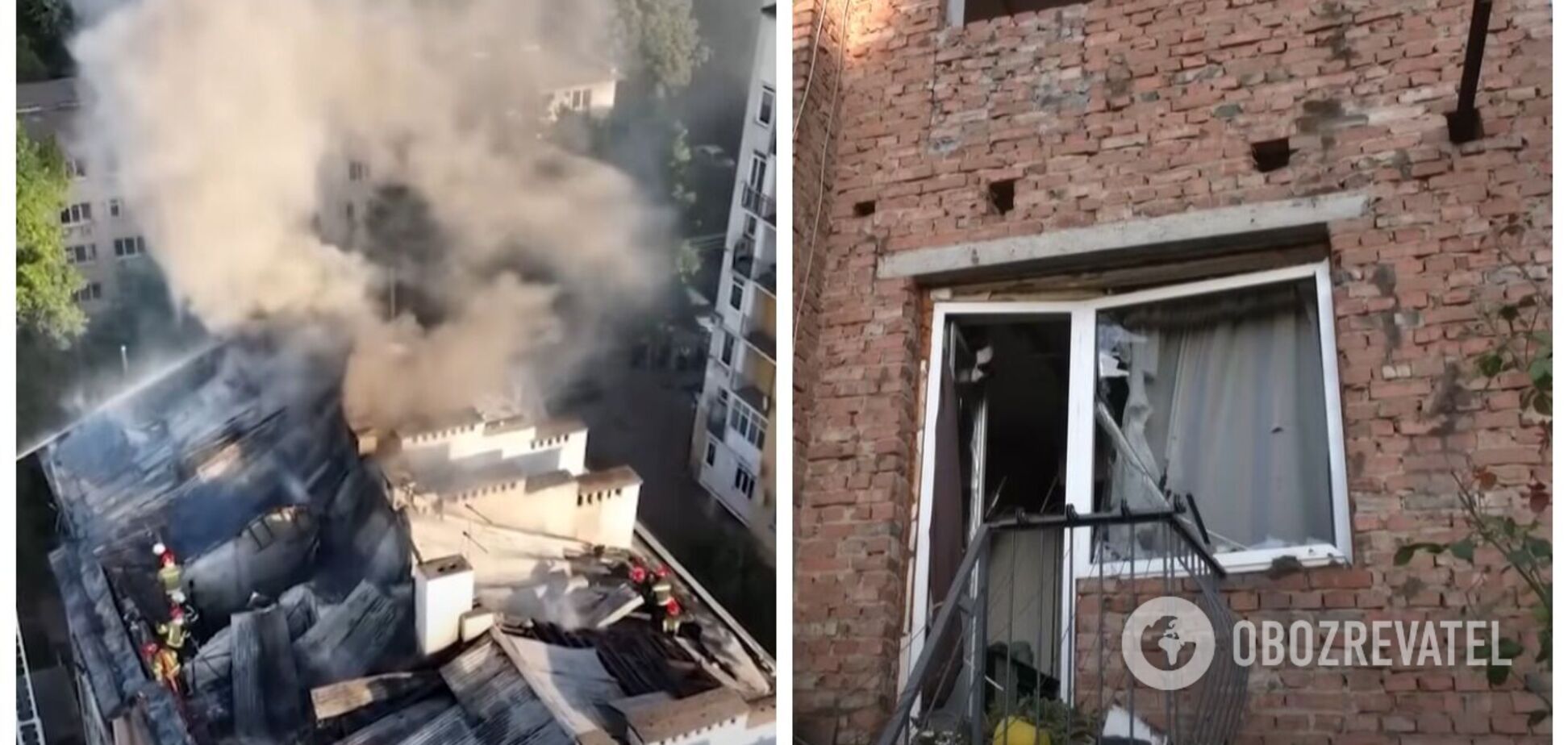 Взрывная волна была такой, что скамейку перебросило через дом: жители Львова рассказали о ракетном ударе РФ. Видео