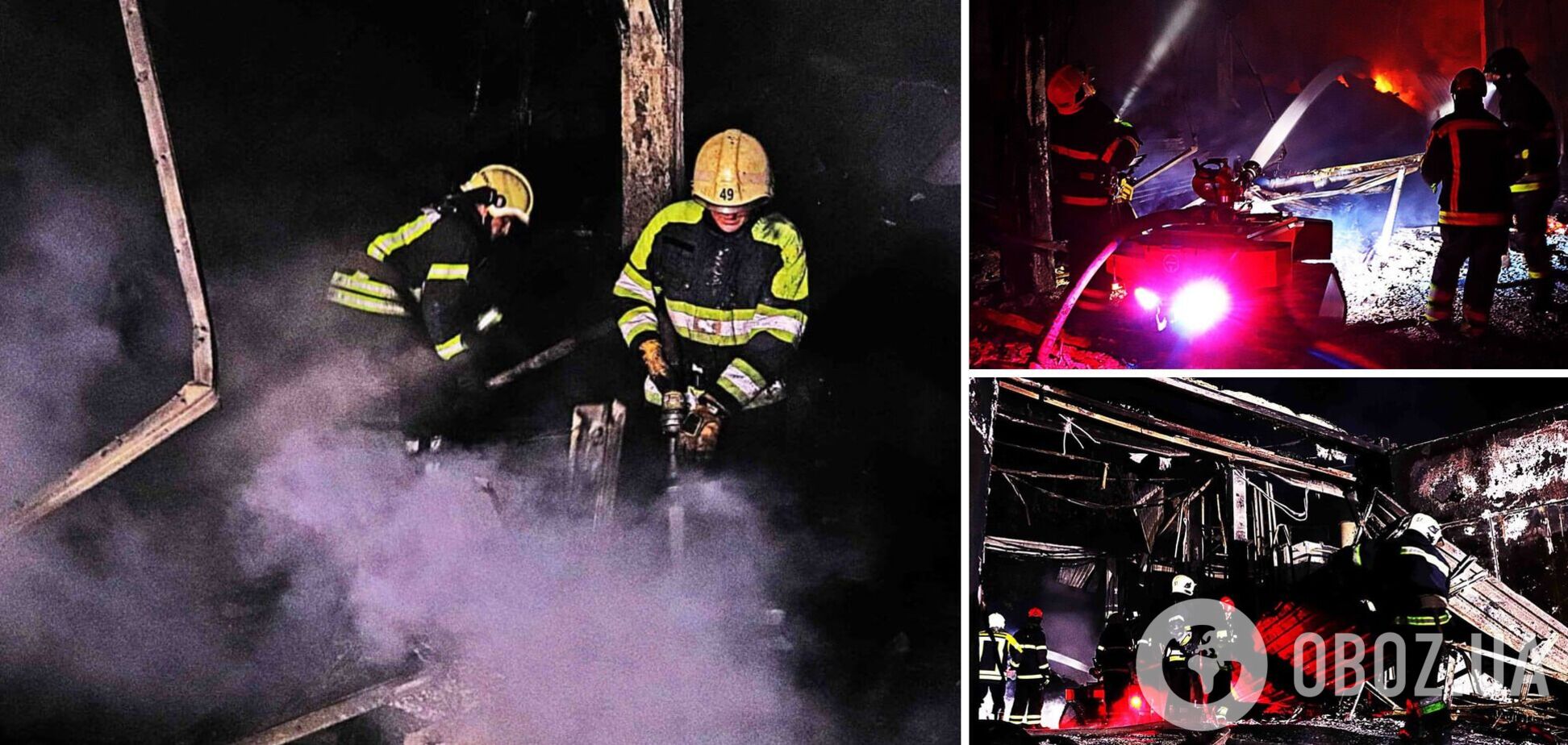 Для тушения пожара задействовали роботов