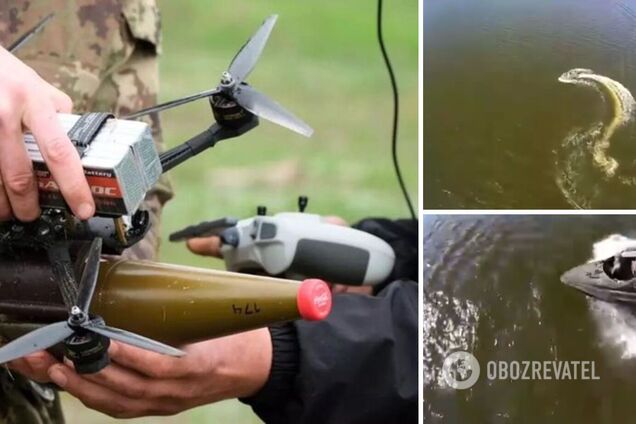 Не танками едиными: аэроразведчики ВСУ FPV-дроном уничтожили катер армии РФ. Видео