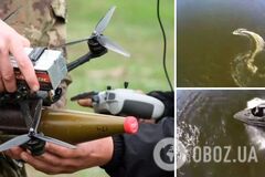 Не танками едиными: аэроразведчики ВСУ FPV-дроном уничтожили катер армии РФ. Видео