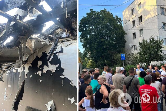 Во Львове ракетным обстрелом повредило 48 домов: мэрия предоставит помощь пострадавшим. Фото
