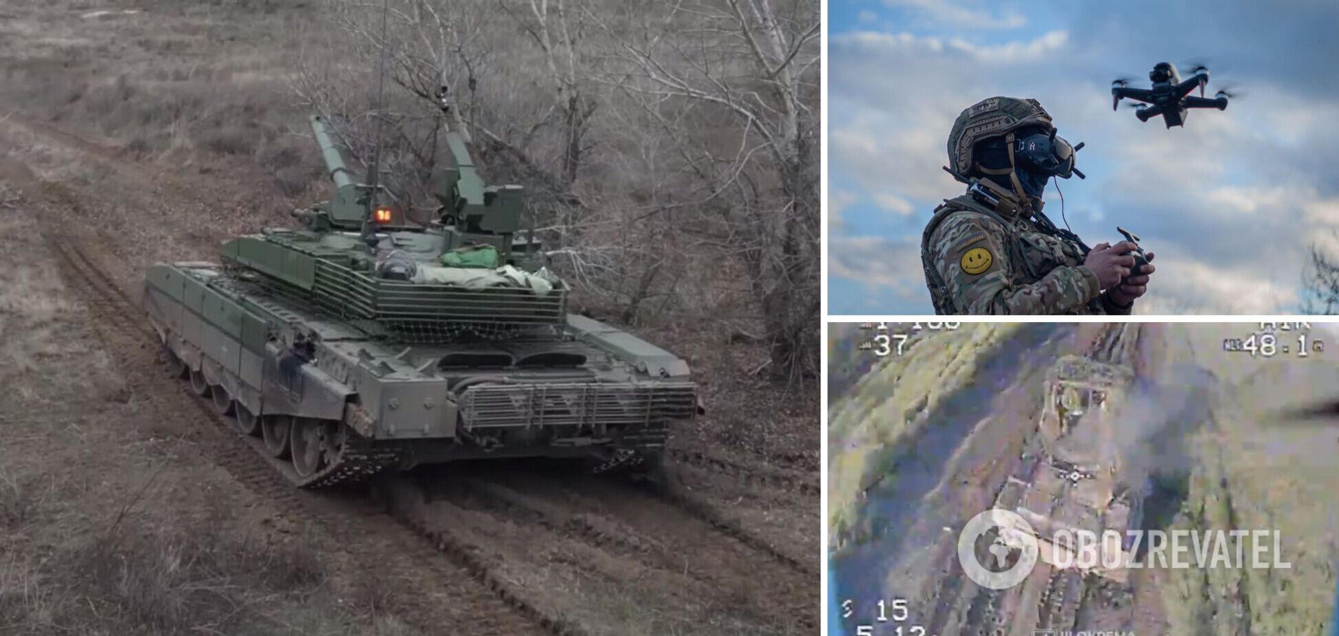 Атака россиян успешно отражена: воины 3-й штурмовой бригады уничтожили три танка Т-90М. Видео