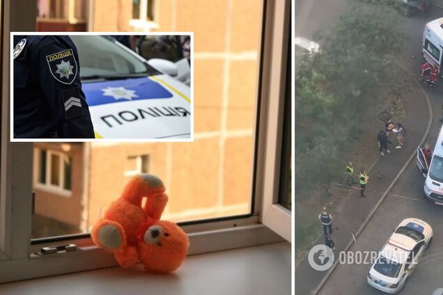 Підозрюють парний суїцид: у Києві двоє дітей викинулись із вікна 15-го поверху. Фото