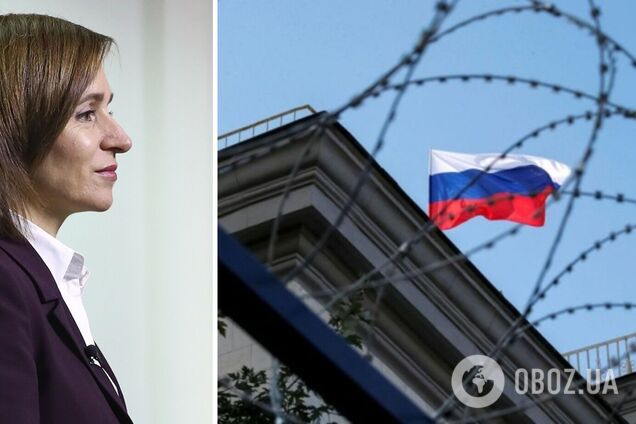 Росія пригрозила Молдові погіршенням відносин через висилку дипломатів: Санду відповіла