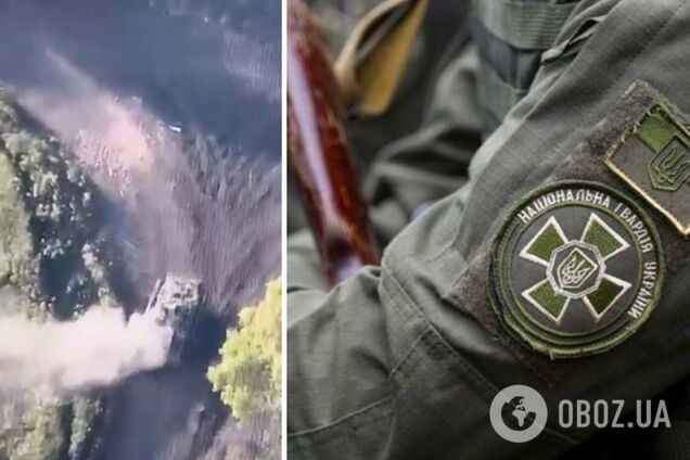 Спецназовцы Нацгвардии уничтожили вражескую БМП: эффектное видео