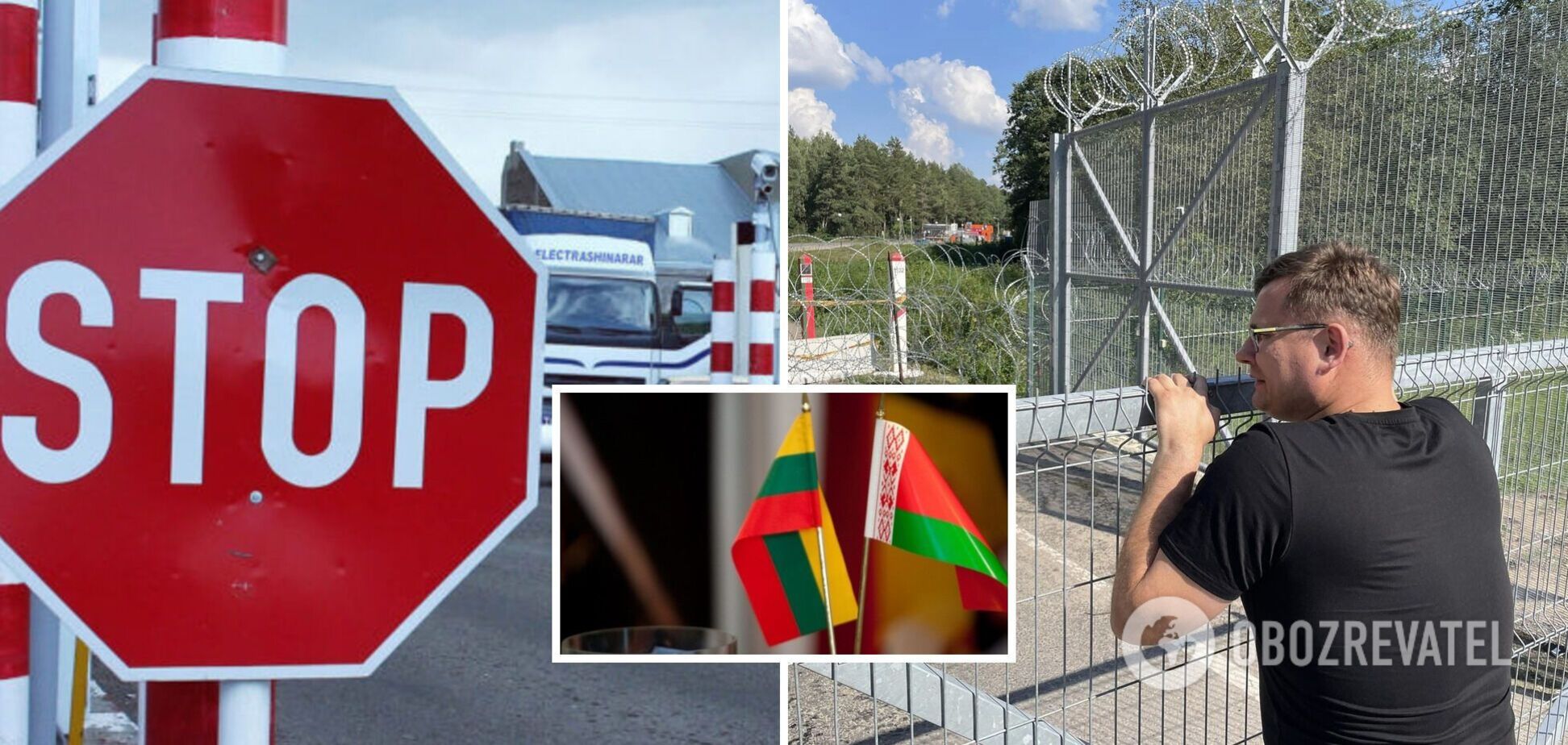 Литва укрепляет границу с Белоруссией: установили первые укрепления. Фото