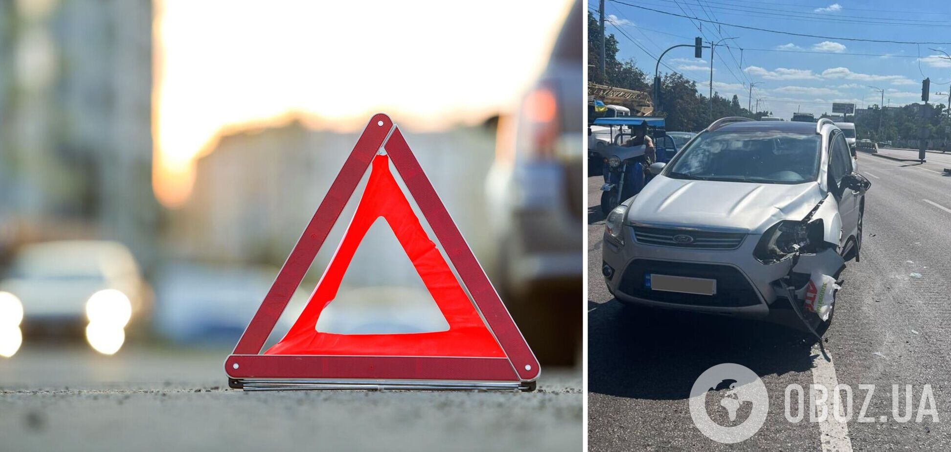 Авария произошла на проспекте Академика Палладина