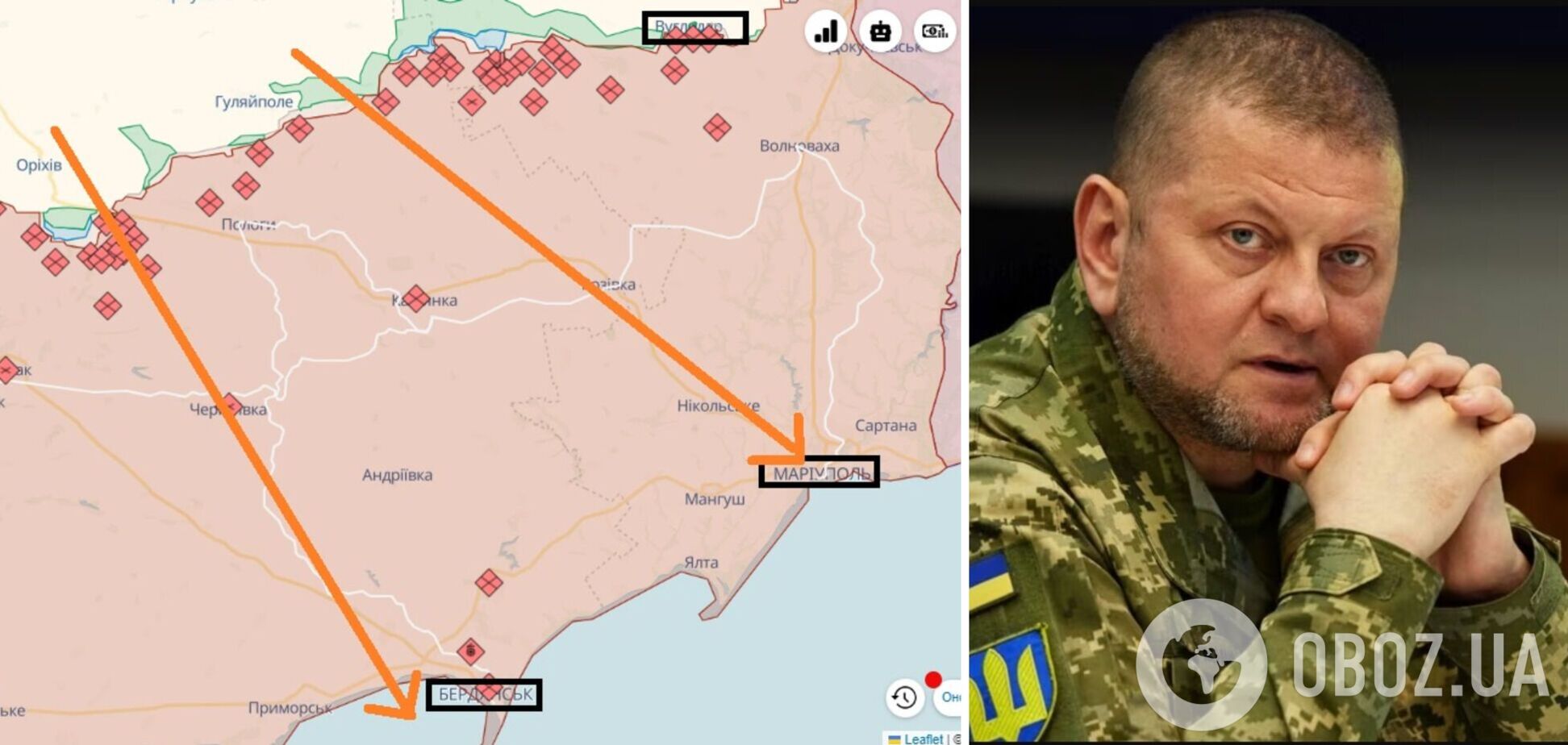 Вихід ЗСУ до Азовського моря: генерал назвав пріоритетні напрямки