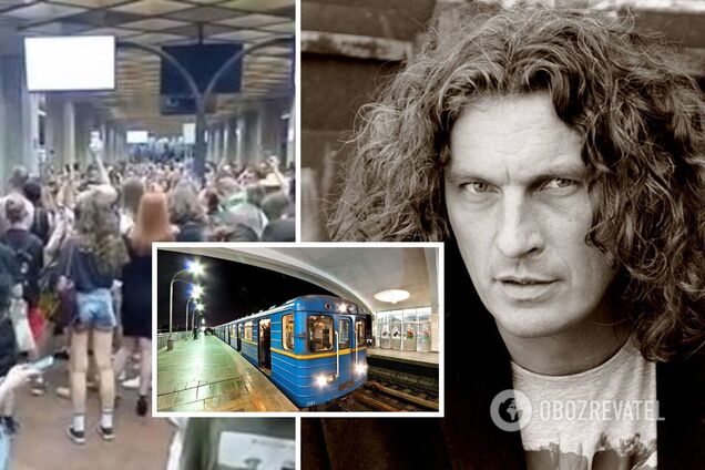 В его день рождения: в метро Киева во время воздушной тревоги спели Скрябина. Видео