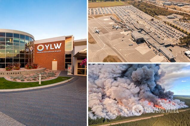 Аэропорт Келоуна временно закрыли