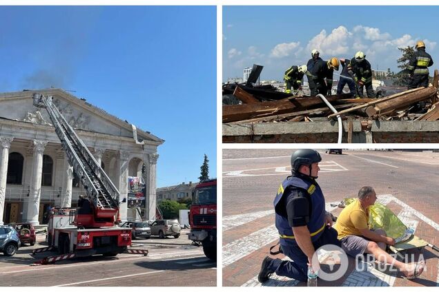 Что сейчас происходит в Чернигове на месте попадания ракеты РФ: эксклюзивные фото и видео