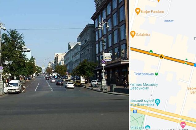 В Киеве отремонтировали дорогу по улице Б. Хмельницкого от Крещатика до Владимирской