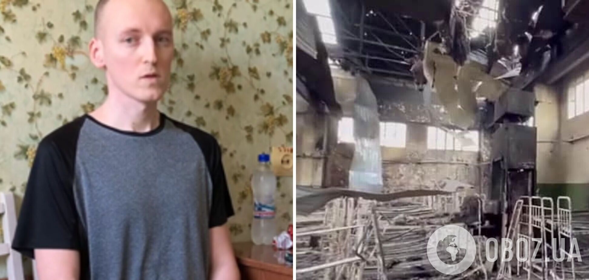 Российская пропаганда показала пленного защитника Мариуполя, попавшего под обстрел в Еленовке