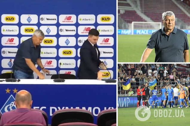 Греки на 'Азов - герои Украины' устроили скандал. В ответ Луческу встал и ушел с пресс-конференции