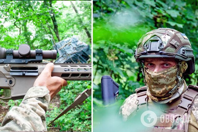 'Кліщі та комарі – то пусте': піхотний снайпер 'Кіото' розповів про особливості своєї військової професії. Фото