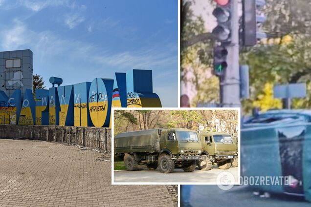 Россияне спровоцировали ДТП в Мариуполе