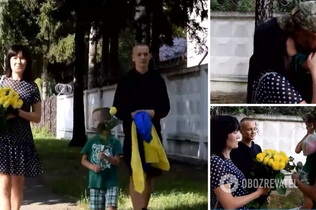 Вдома чекала родина: в ДПСУ показали щемливе відео повернення бійця з фронту