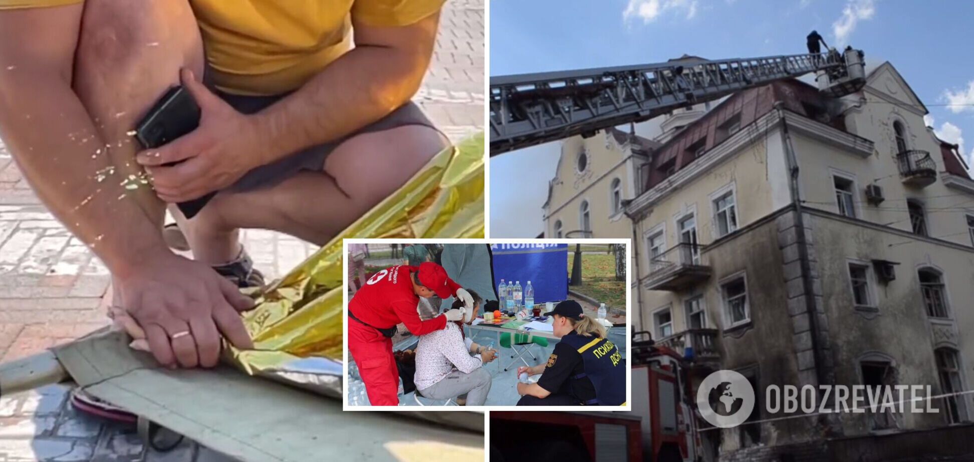 Уламки скрізь і тіла мертвих на вулиці: у МВС показали жахливі кадри наслідків удару РФ по Чернігову