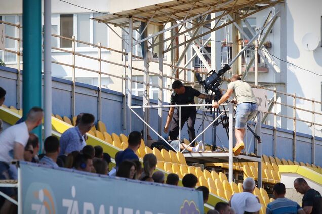 Оператор знепритомнів на матчі УПЛ. Фото