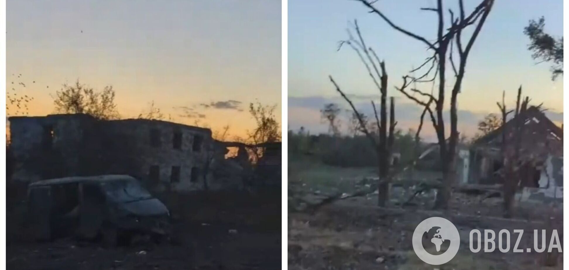 Выжженная земля: в сети показали, как выглядит Урожайное Донецкой области, за которое шли тяжелые бои. Видео