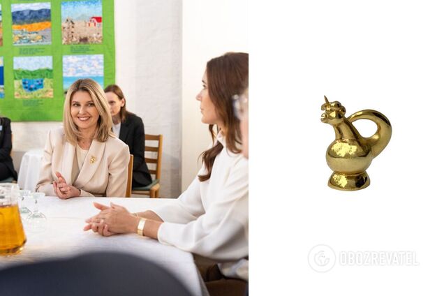 Символ несокрушимости Украины: Елена Зеленская во время визита в Данию засветила 'особую' брошь. Фото