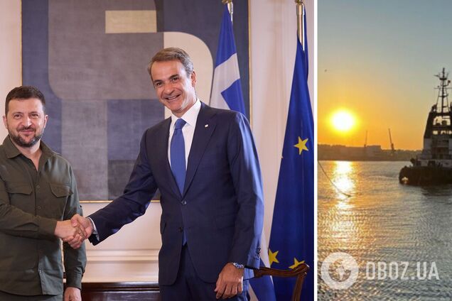 Украина создала альтернативный 'зерновой коридор', но он нуждается в защите ПВО, – Зеленский в Греции