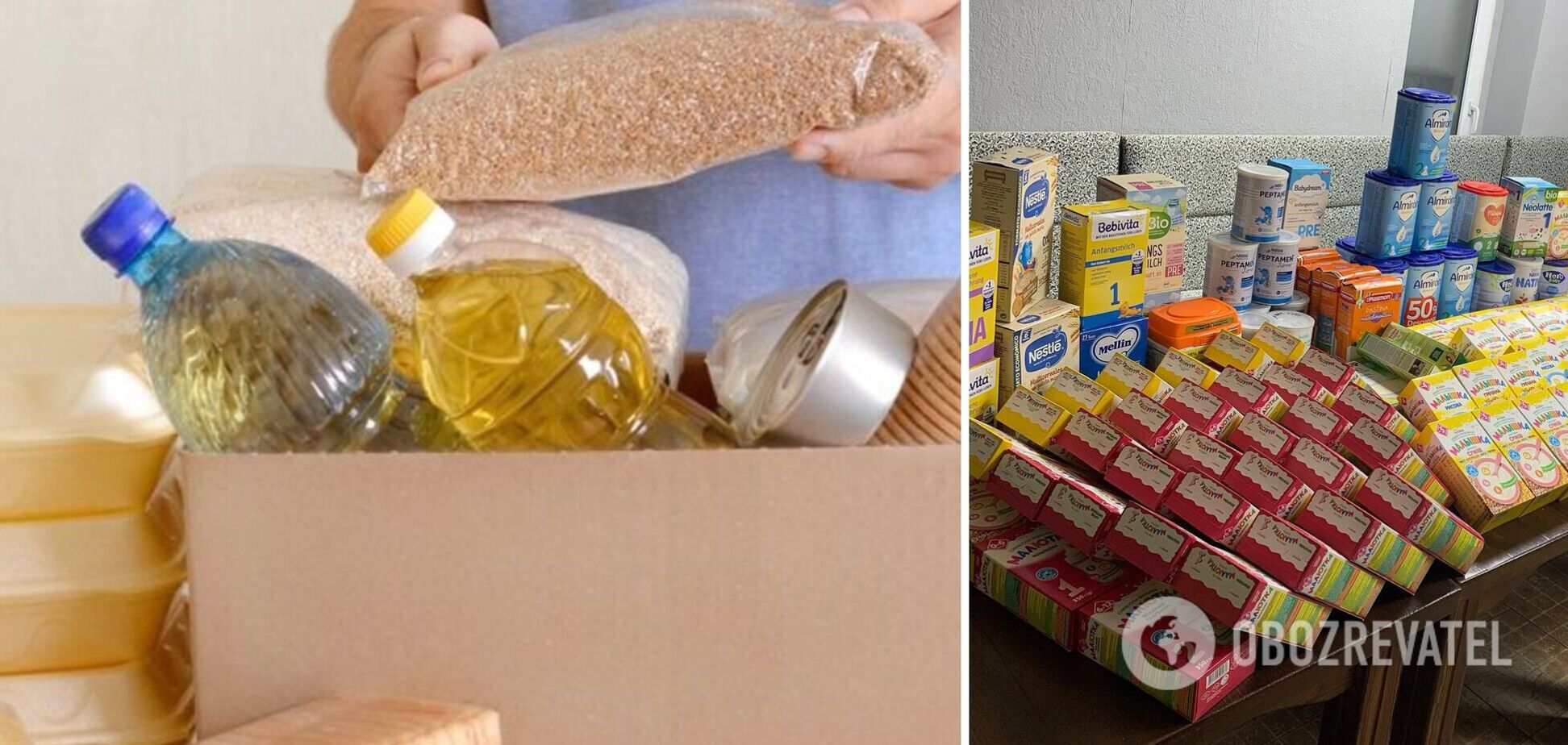 Продуктовые наборы выдают в Кропивницком и Днепре