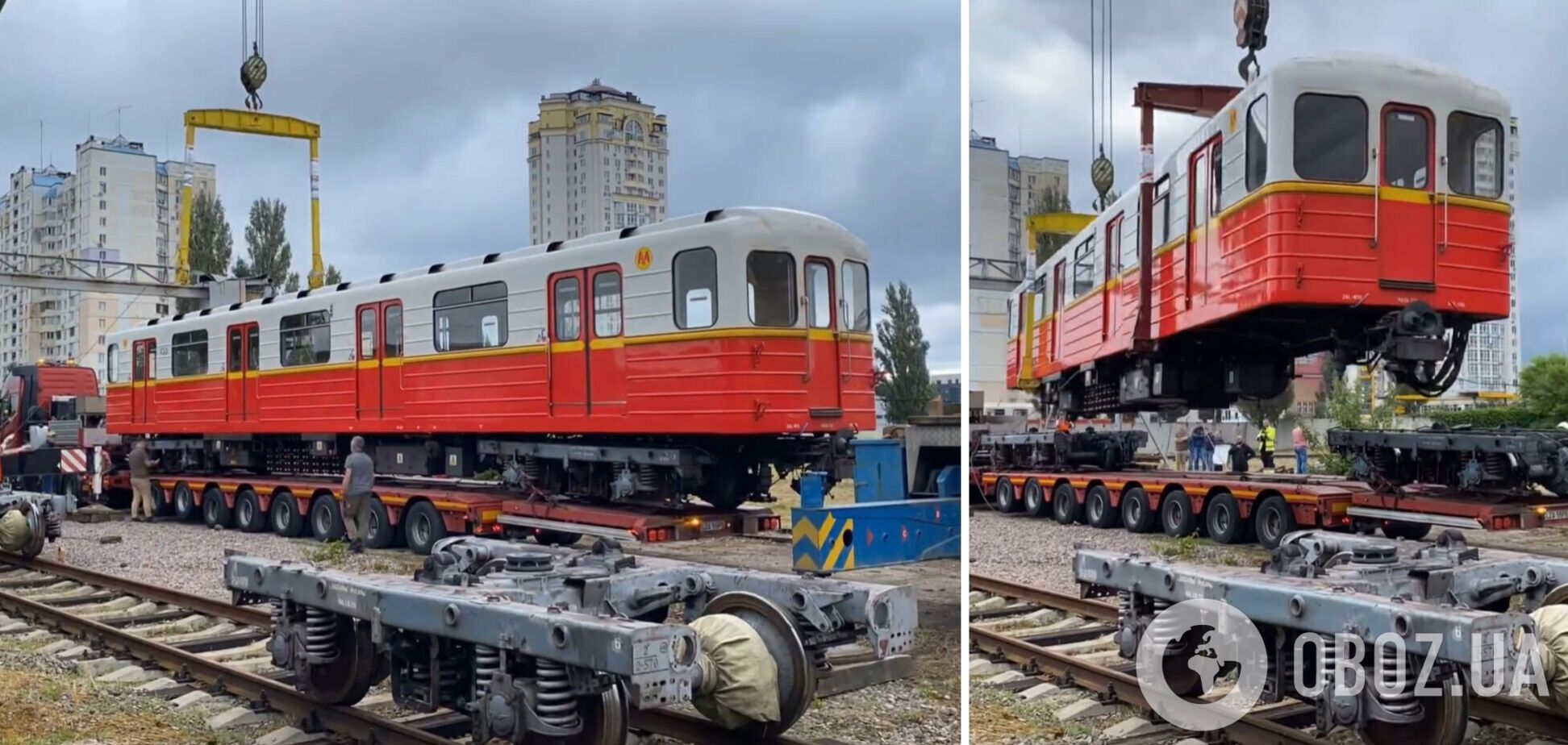 Київ отримав чергову партію вагонів метро від Варшави