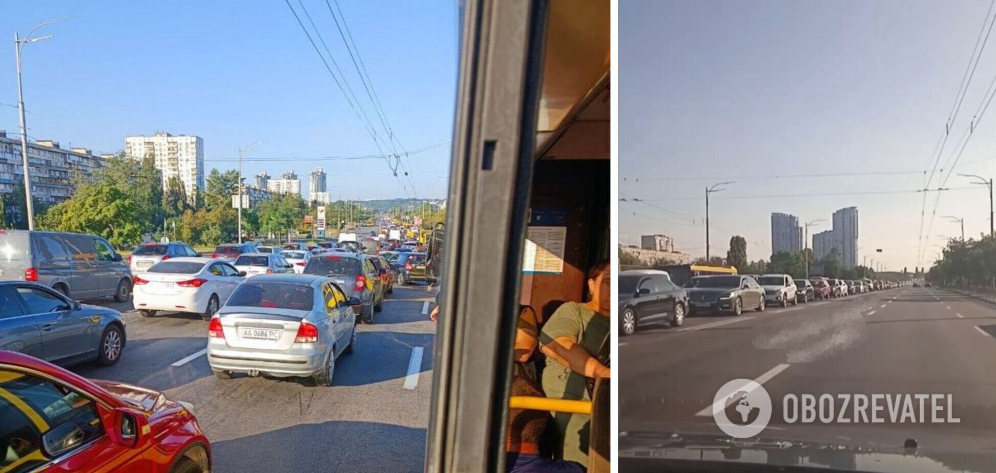 У Києві зафіксували кілька великих заторів