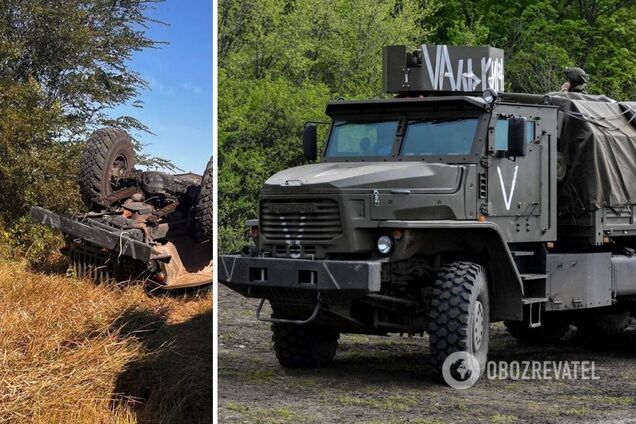 В оккупированном Крыму российский 'Урал' снес легковой автомобиль: погибли два человека. Фото