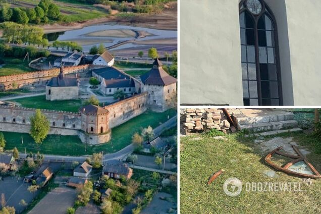 Після вибуху в небо піднявся 'червоний гриб': внаслідок удару РФ по Хмельниччині пошкоджено Меджибізьку фортецю. Фото і відео