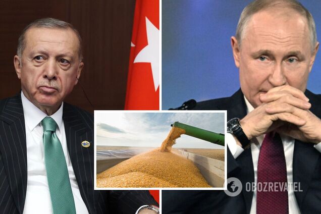 Эрдоган может посетить Россию, где обсудит с Путиным зерновой коридор