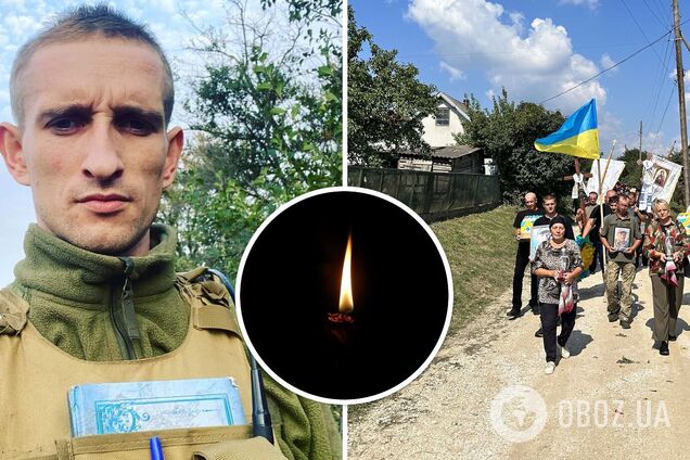 Имел награду от главнокомандующего ВСУ: на Хмельнитчине простились с воином, погибшим в боях за Украину. Фото