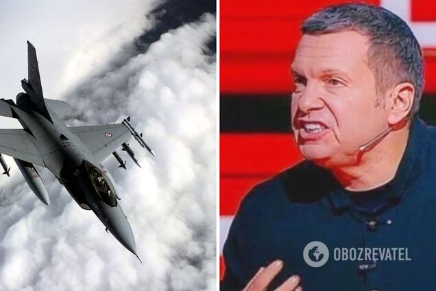 'Каким будет наш ответ?' Соловьев устроил истерику из-за предоставления Украине F-16 и потребовал ядерных ударов. Видео