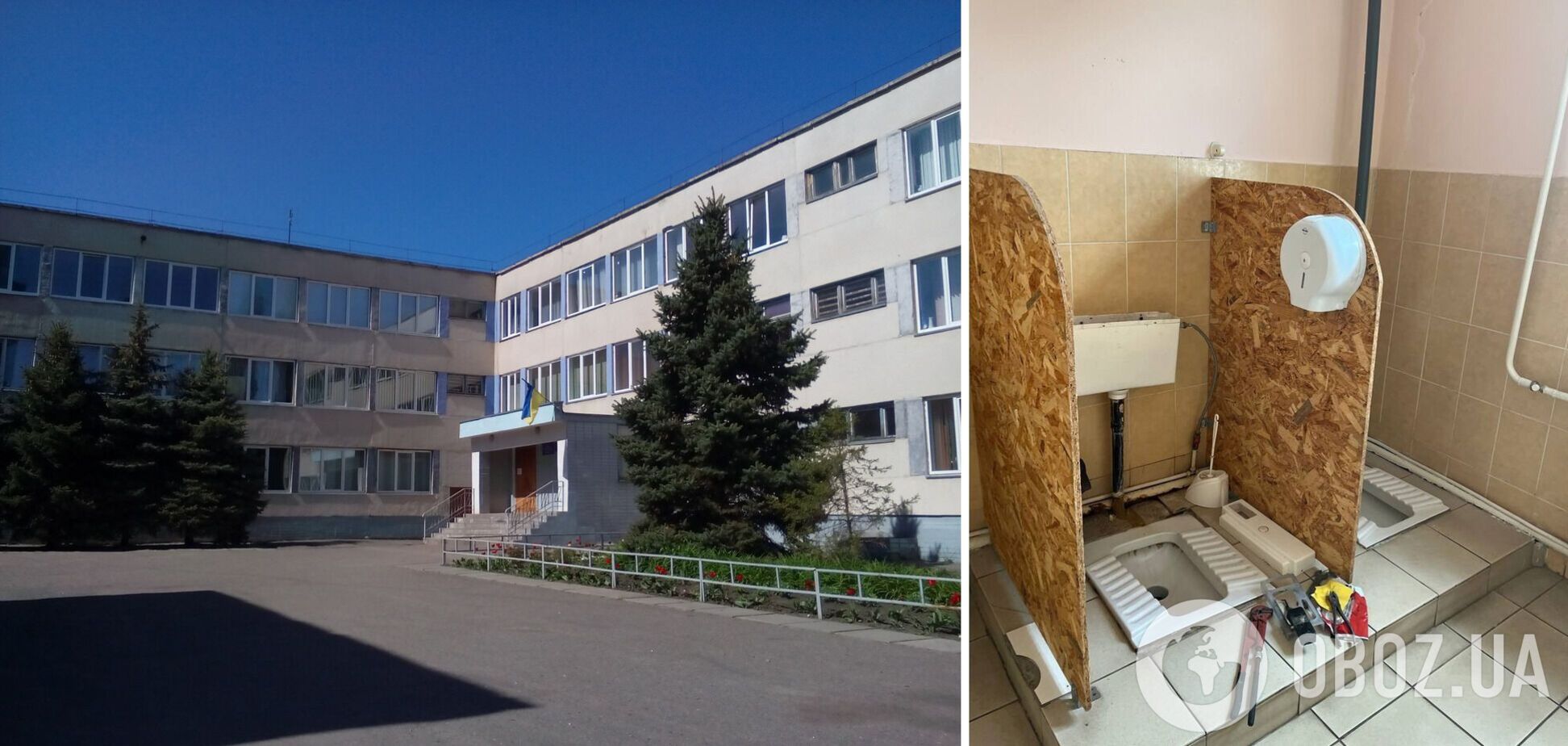 Туалети для учнів не мають дверей