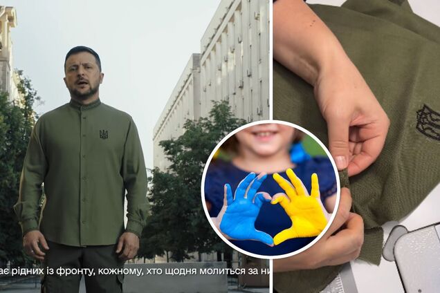 Зеленский поздравил украинцев с Днем Независимости в уникальной вышиванке цвета хаки: в чем ее особенность. Фото и видео