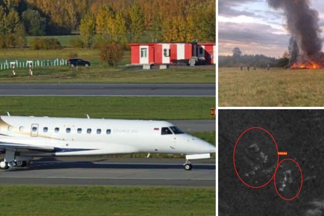 Опубликовано спутниковое фото самолета, в котором разбился Пригожин: выяснилась важная деталь