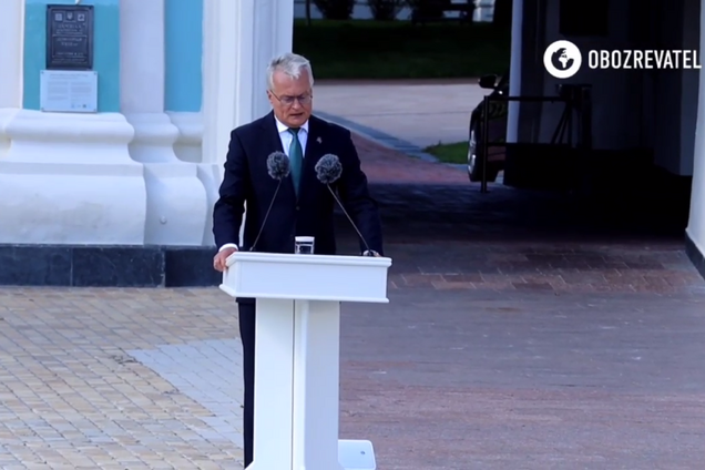 Выступление президента Литвы