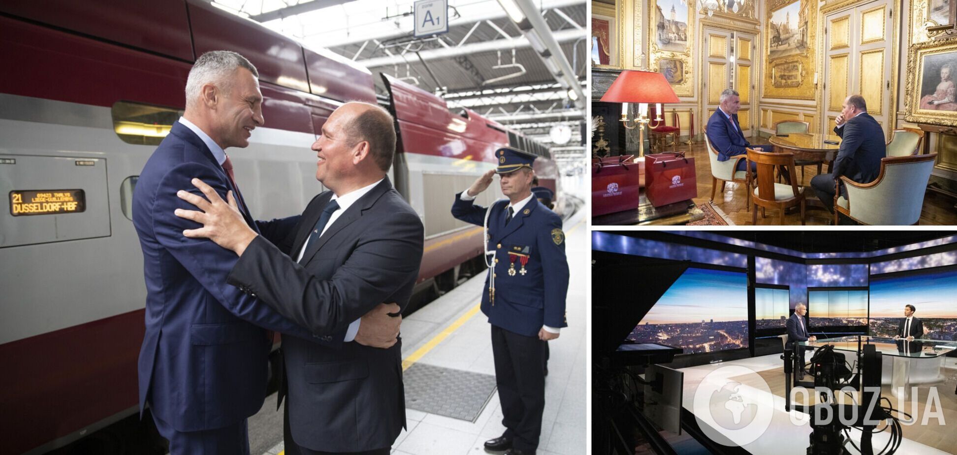 Виталий Кличко встретился с мэром Брюсселя Филиппом Клозом