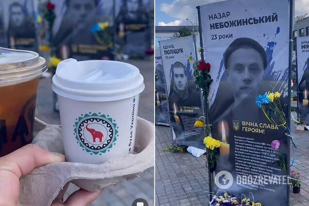 'А він чекав на мене з квітами': мережу довело до сліз відео, де українка принесла каву загиблому на війні коханому