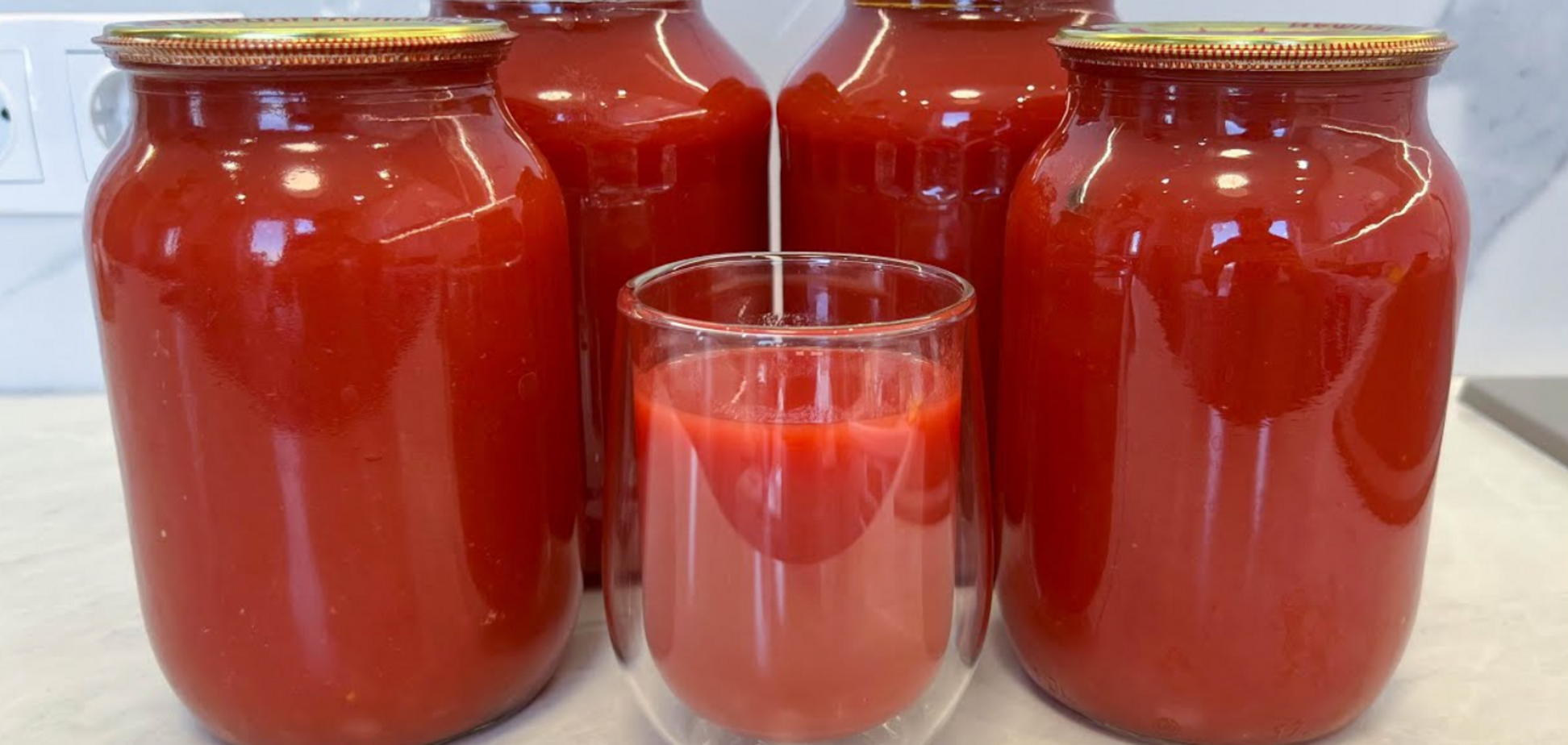 Домашний томатный сок на зиму: не отличить от магазинного
