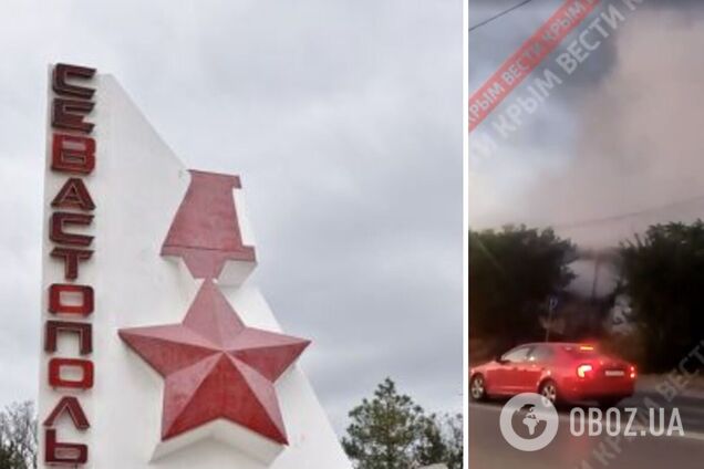 В оккупированном Севастополе вспыхнул мощный пожар в районе Казачьей бухты: валит черный дым. Видео