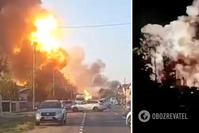 У Румунії на заправці прогриміли потужні вибухи, є загиблий, десятки поранених: моторошний момент потрапив на відео