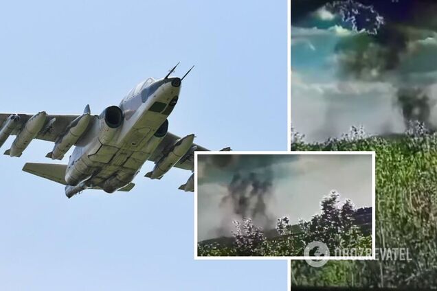 Бійці 47-ї бригади біля Роботиного збили російський літак Су-25. Відео