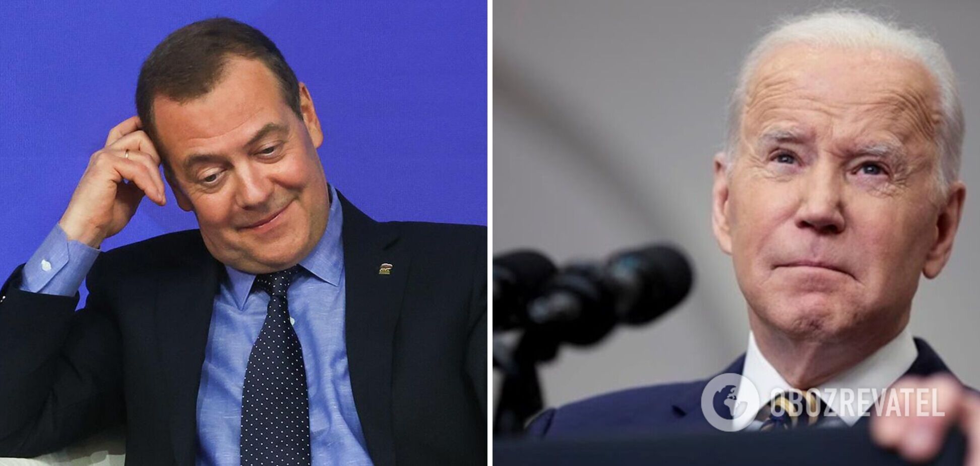 'Байден в заложниках в Украине!' Медведев выдал новое бессмысленное заявление. Видео