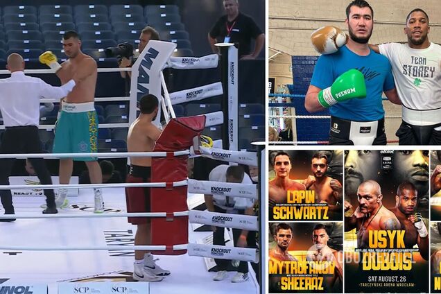 Бой непобедимых супертяжей в андеркарте Усик – Дюбуа закончился скандалом. Видео